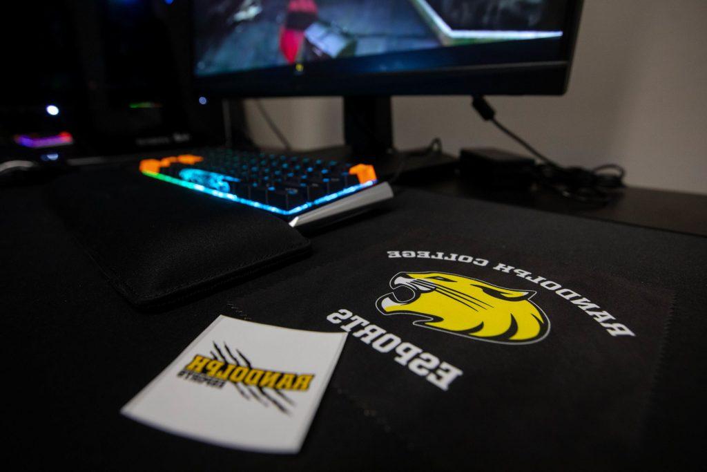 Randolph esports logo computer keyboard